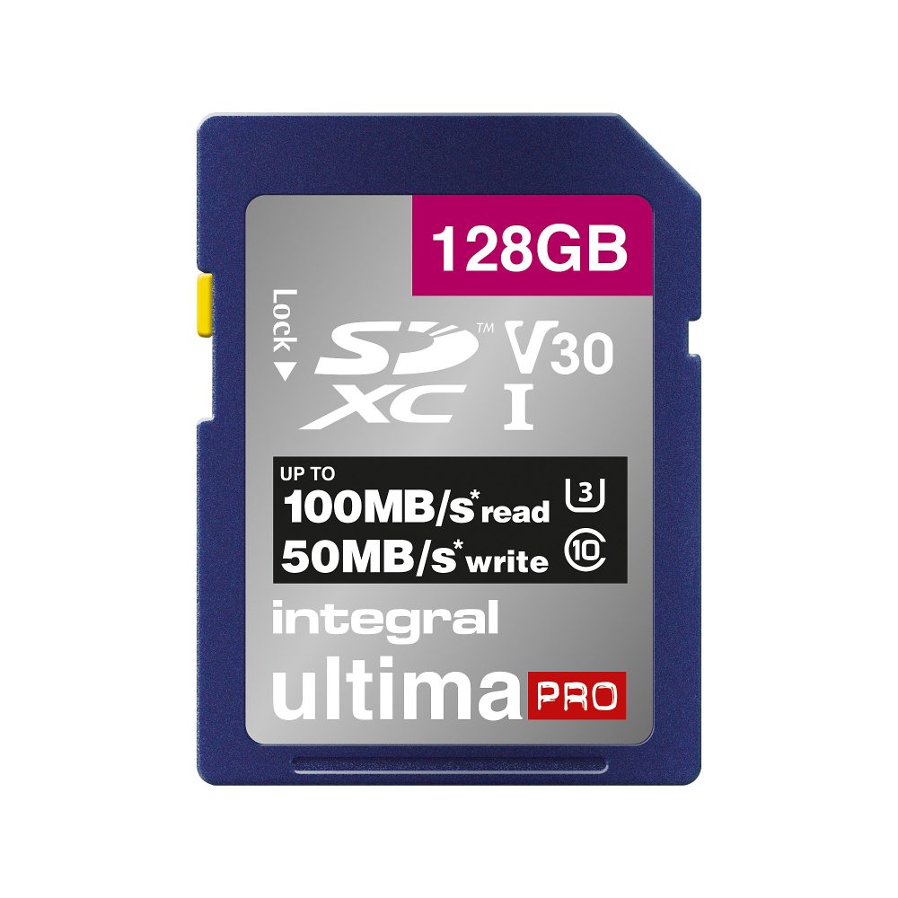 Integral SDXC Flash-Speicherkarte UltimaPRO V30 128 GB