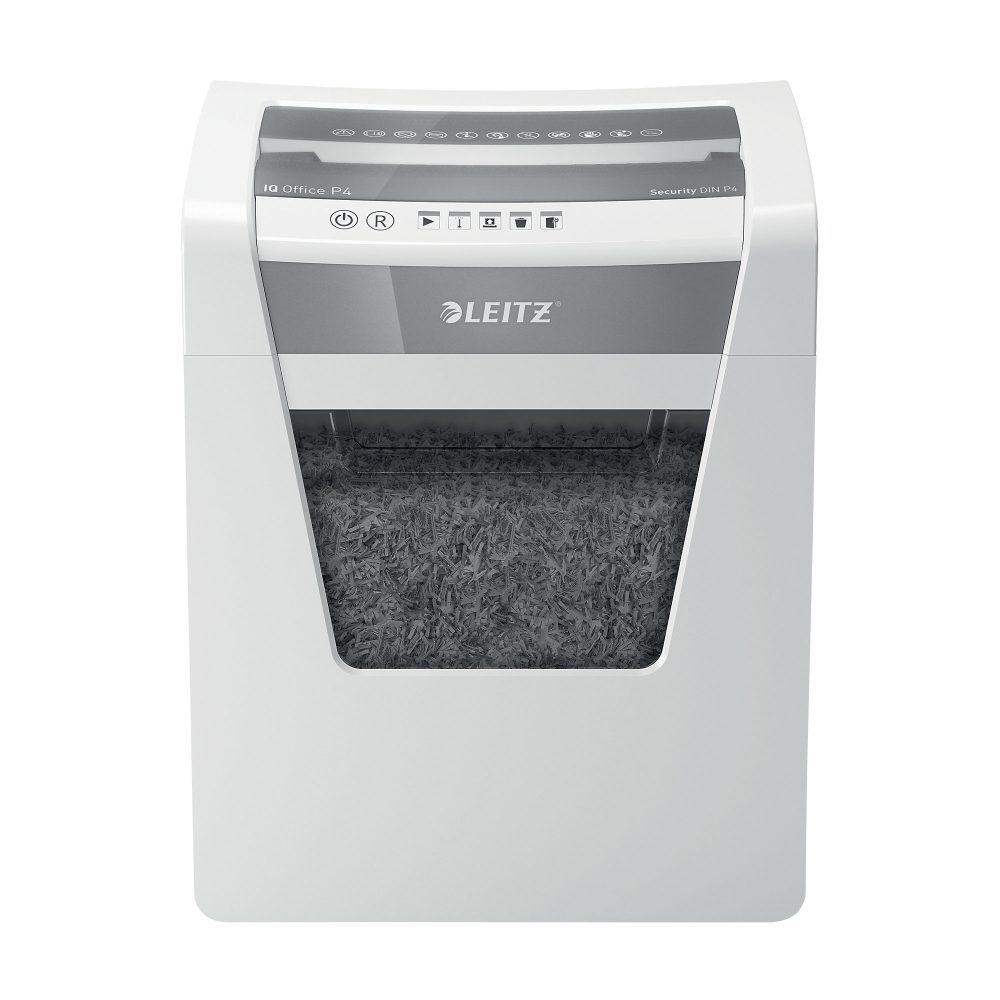 Leitz IQ Office P4 Aktenvernichter Partikelschnitt Sicherheitsstufe P-4 15 Blatt