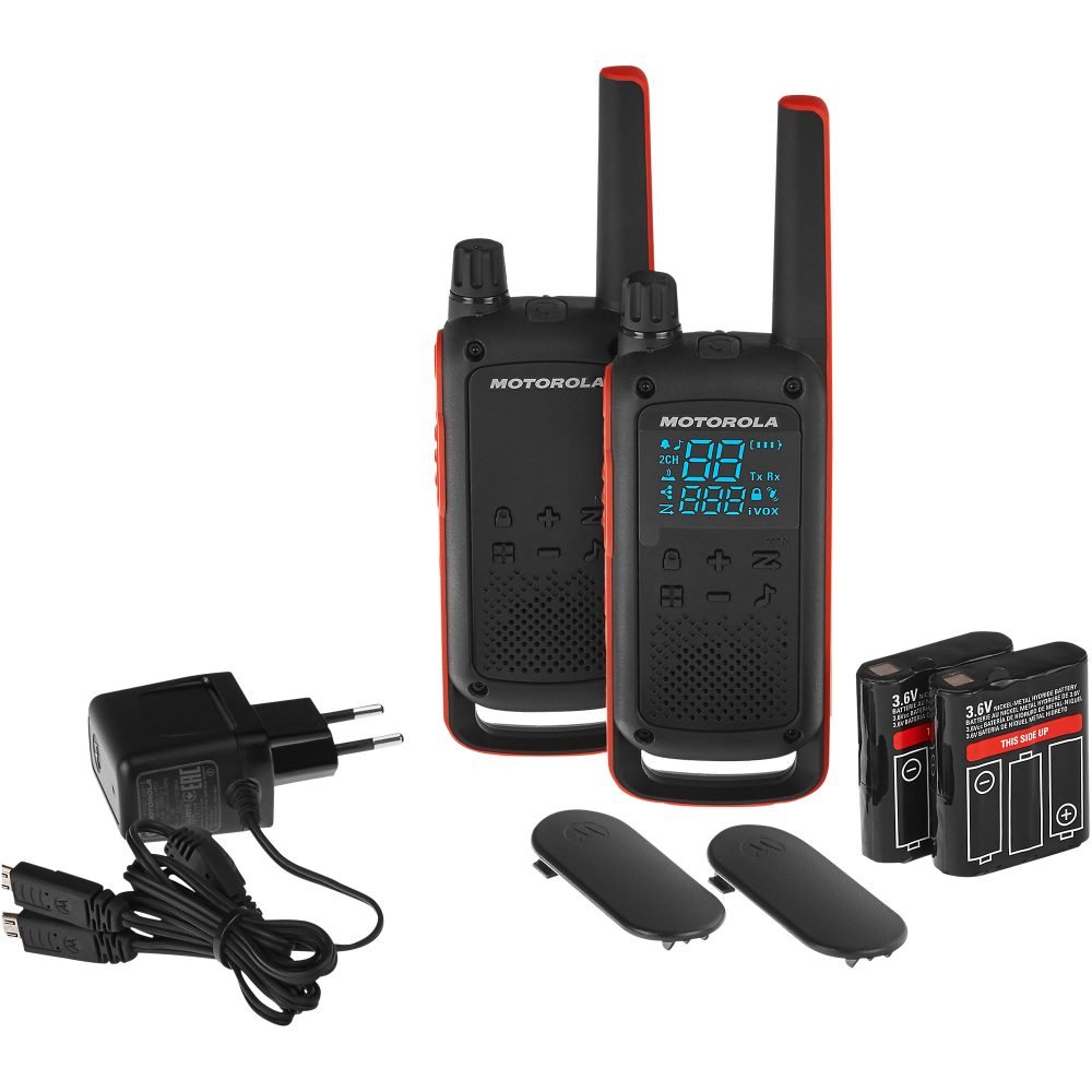 Motorola Walkie Talkie Talkabout T82 Schwarz
