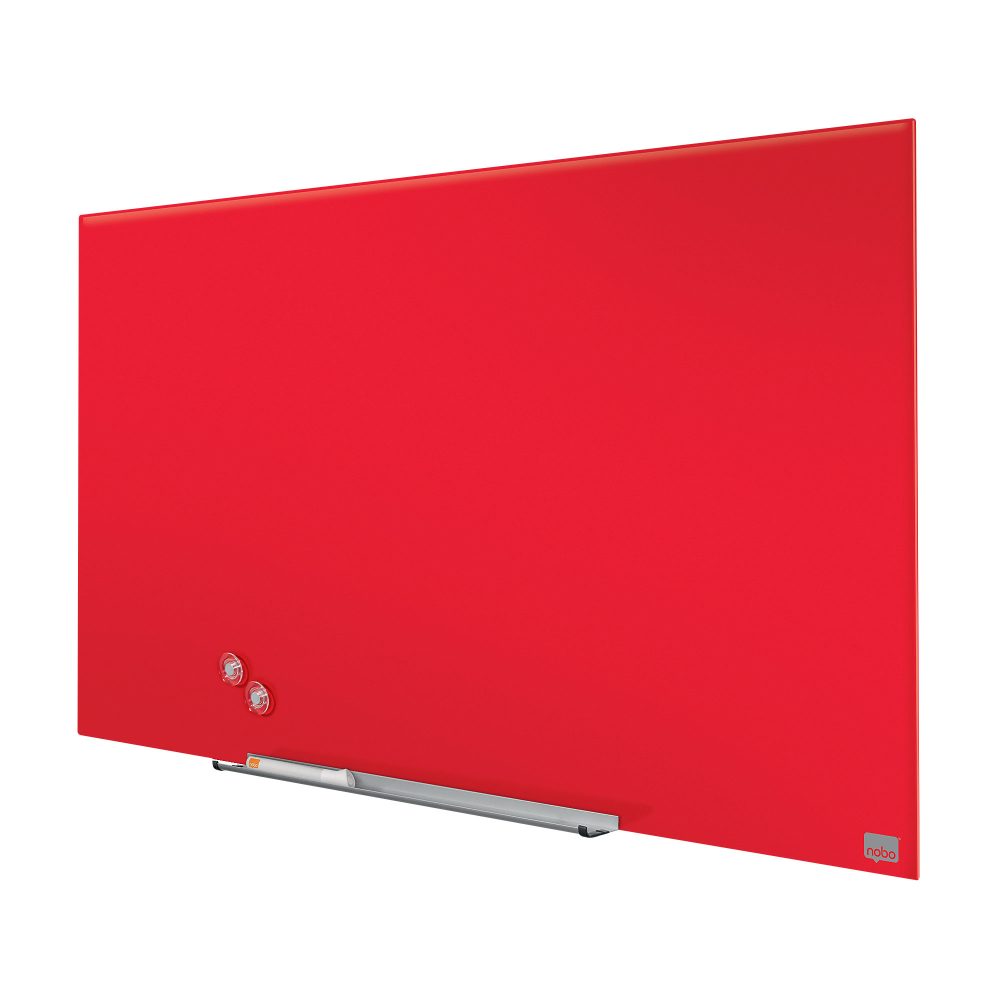 Nobo Impression Pro Glasboard Magnetisch Rot 100 x 56 cm