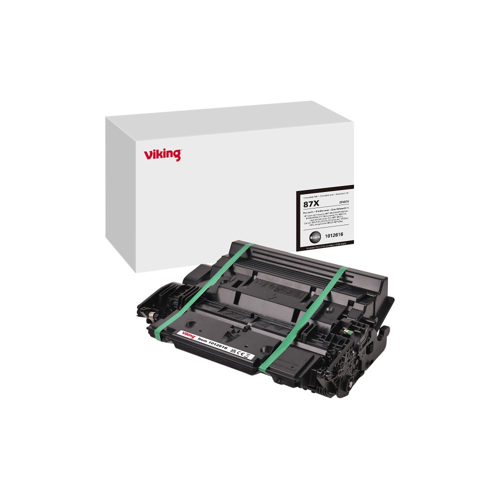 Viking 87X Kompatibel HP Tonerkartusche CF287X Schwarz
