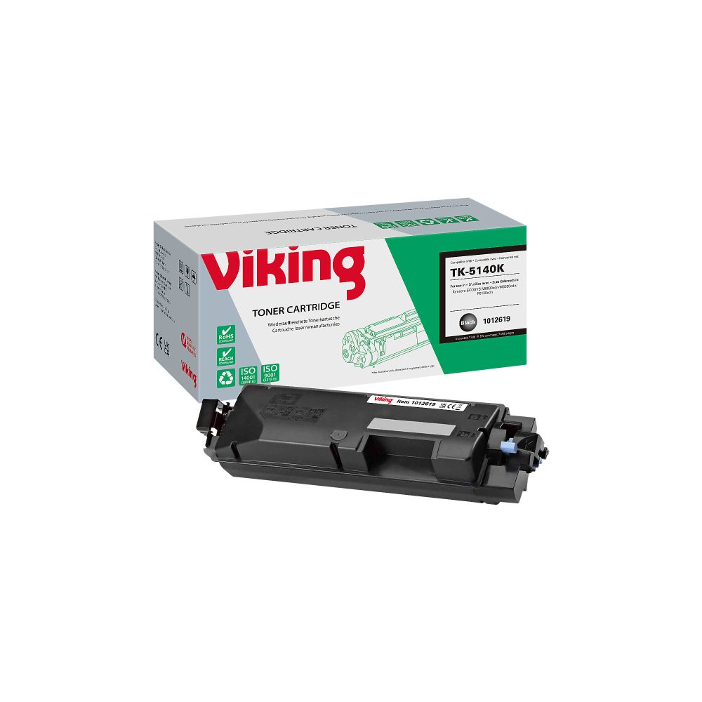 Viking TK-5140K Kompatibel Kyocera Tonerkartusche Schwarz