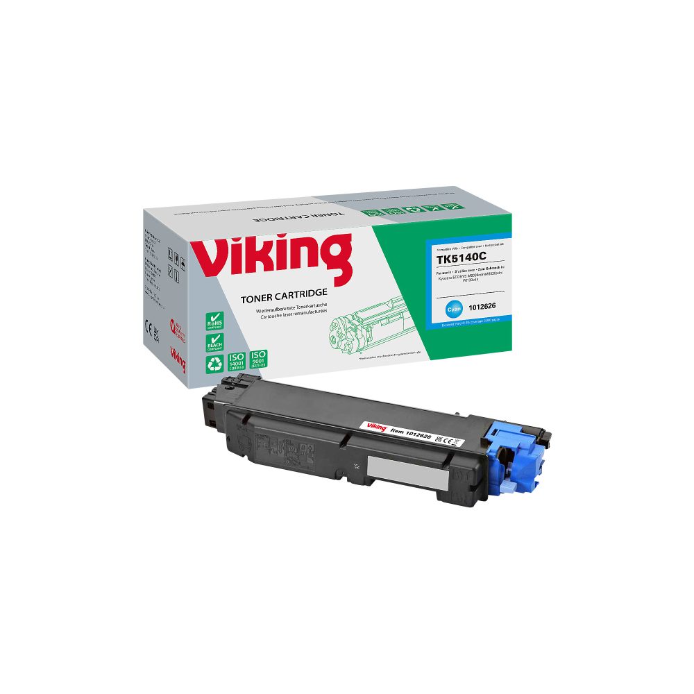 Viking TK5140C Kompatibel Kyocera Tonerkartusche Cyan