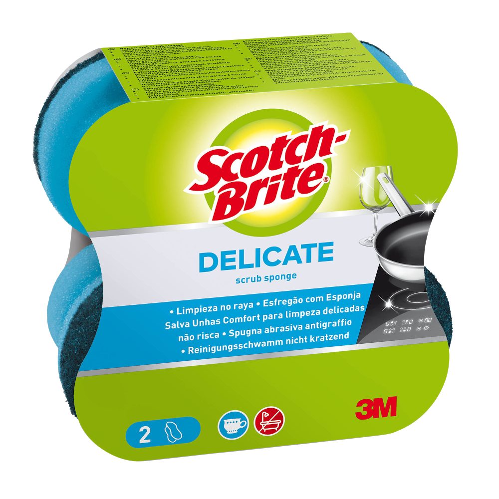 Scotch-Brite Schwamm Comfort Fingernagelschonend 2 Stück