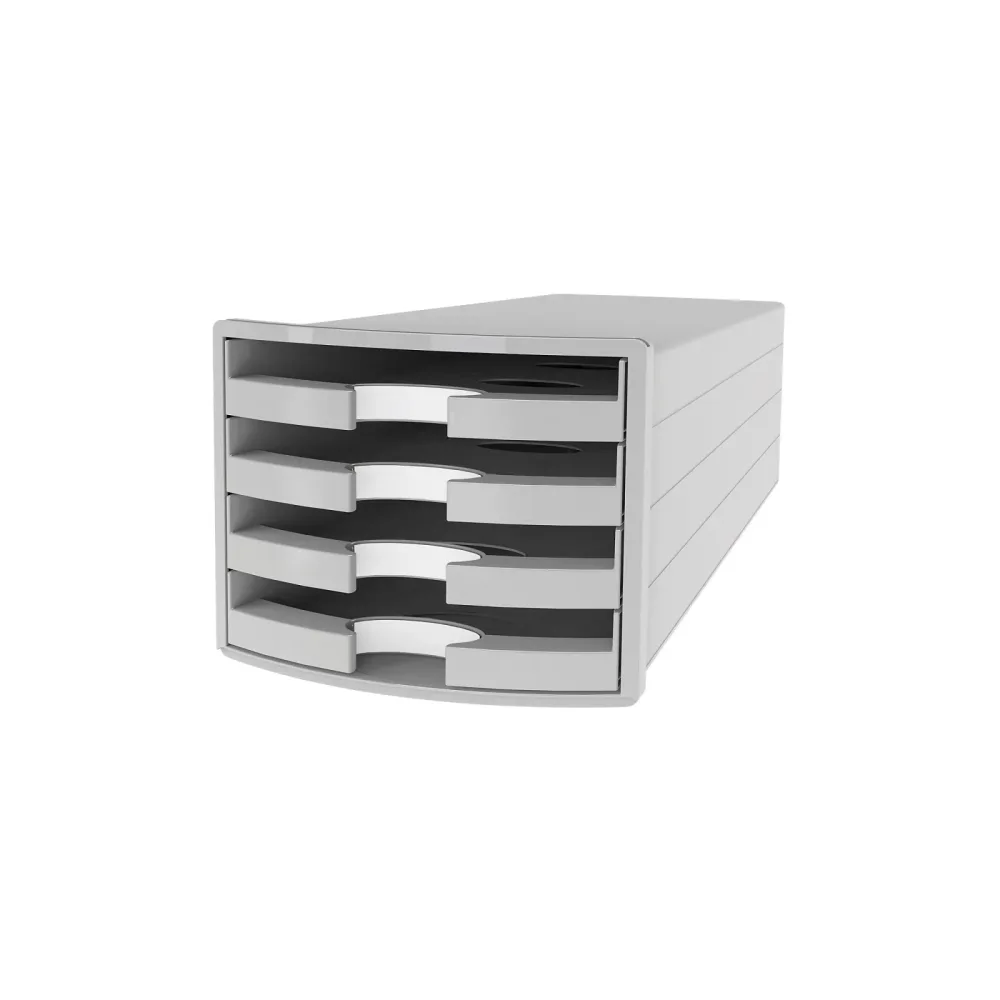 HAN Schubladen Set Impuls Polystyrol Hellgrau 28 x 36,7 x 23,5 cm