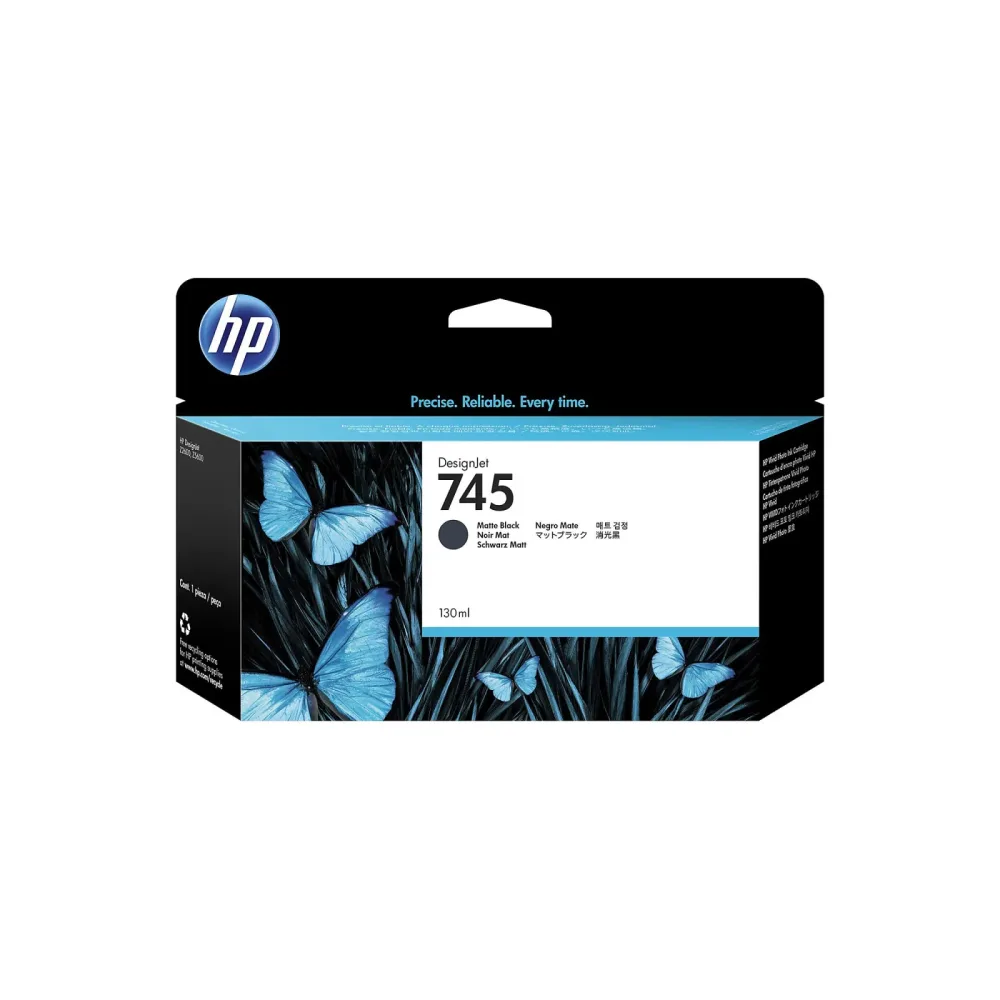 HP Tintenpatrone 745 matte black F9J99A DesignJet Z5600 130ml