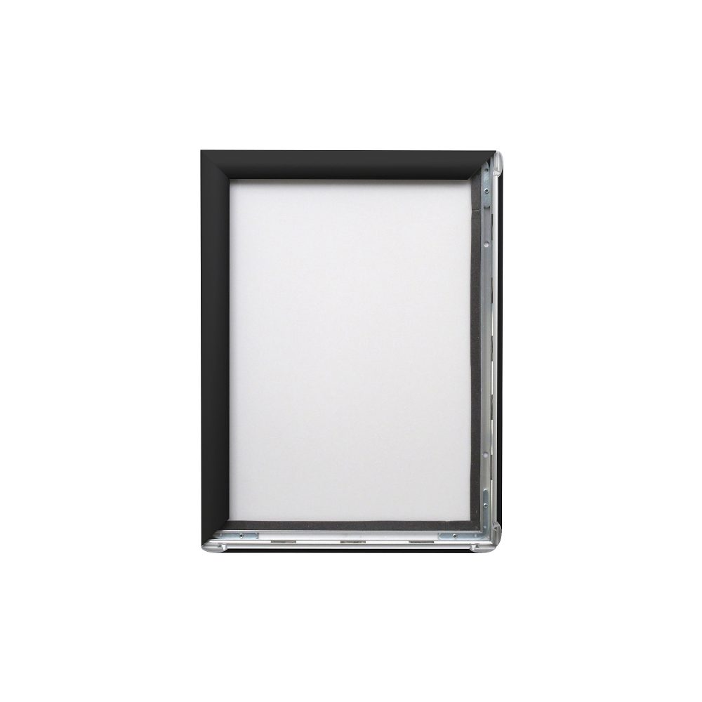 Stewart Superior wandmontierbarer Klapprahmen A4 260 x 21 x 350 mm Schwarz
