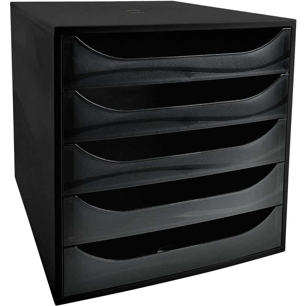 Office Depot Schubladenbox Schwarz 28,4 x 34,8 x 29 cm