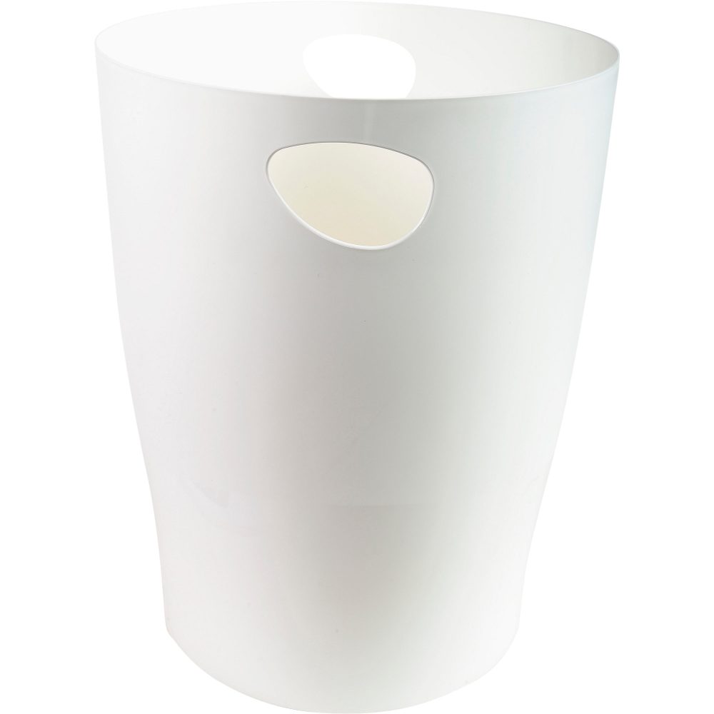 Office Depot Papierkorb Weiss 26 x 26 x 33,5 cm