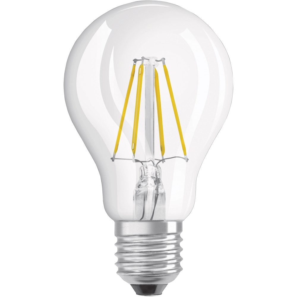 Osram Retrofit Classic A Glühbirne Glasklar E27 4.8 W Warmweiß
