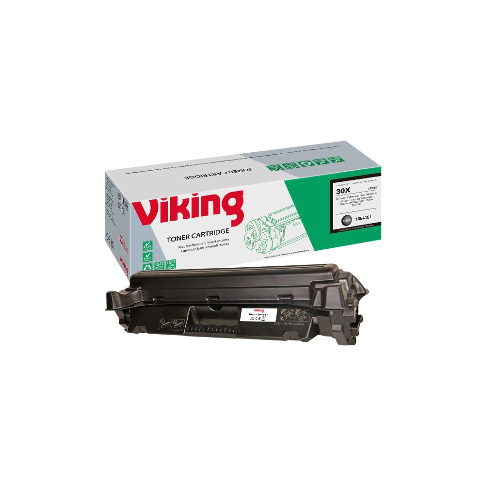 Viking 30X Kompatibel HP Tonerkartusche CF230X Schwarz