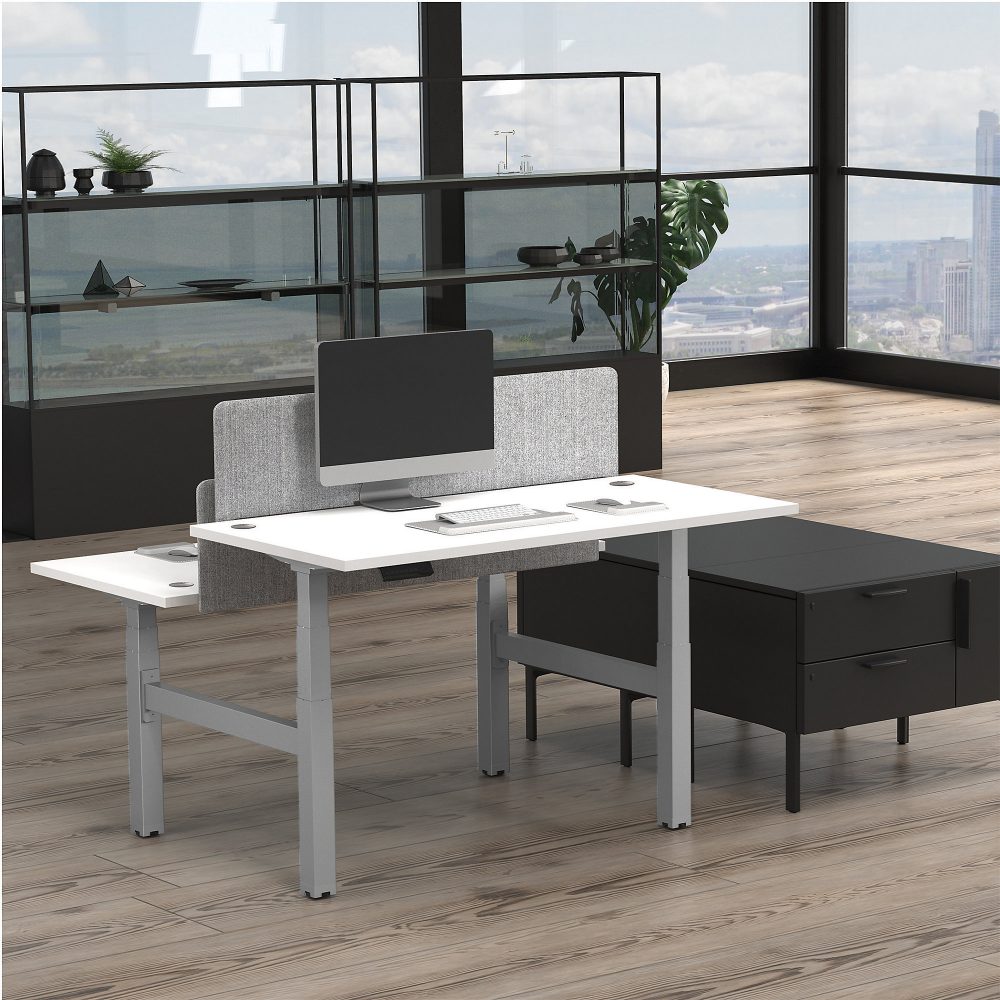 Fellowes Tischplatte 9870101 Weiß 800 x 25 x 1.600 mm