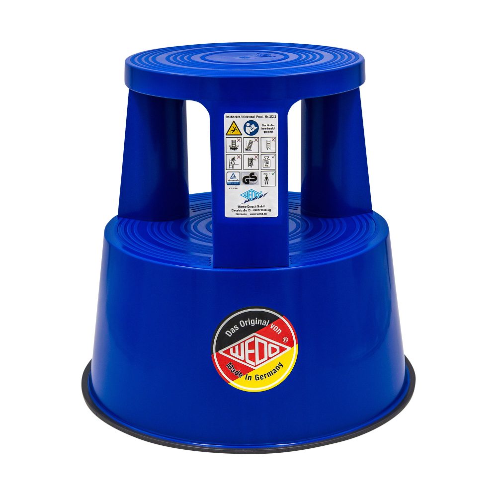 WEDO Rollhocker 212 203 Blau 44 x 44 x 43 cm