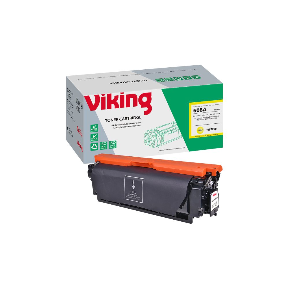 Viking 508A Kompatibel HP Tonerkartusche CF362A Gelb