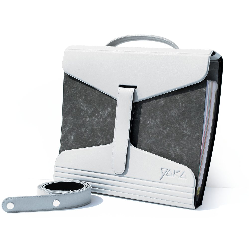 YAKA Ordnertasche PVC Weiss 2 Stück