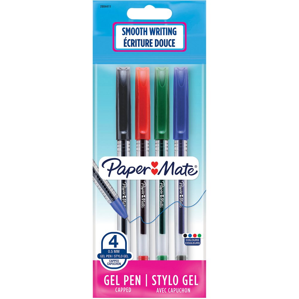 Papermate Inkjoy 1978321 Gelschreiber Medium 0,7 mm Farbig Sortiert 4 Stück