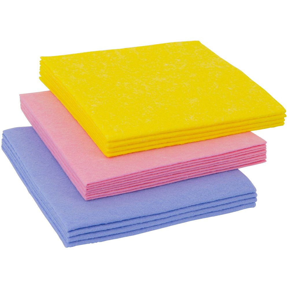 BETRA Geschirrtücher Viscose Pink 12 Stück