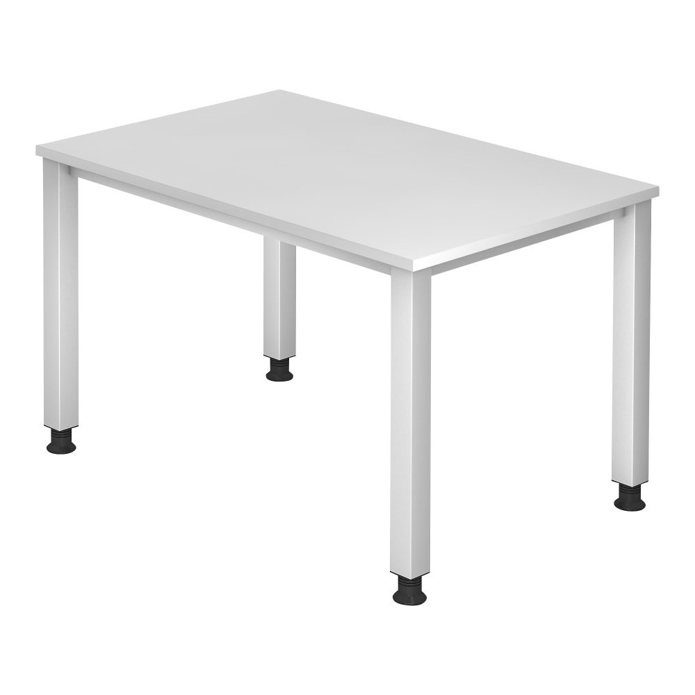 Hammerbacher Schreibtisch Q Serie Weiß 1.200 x 685 mm VQS12/W