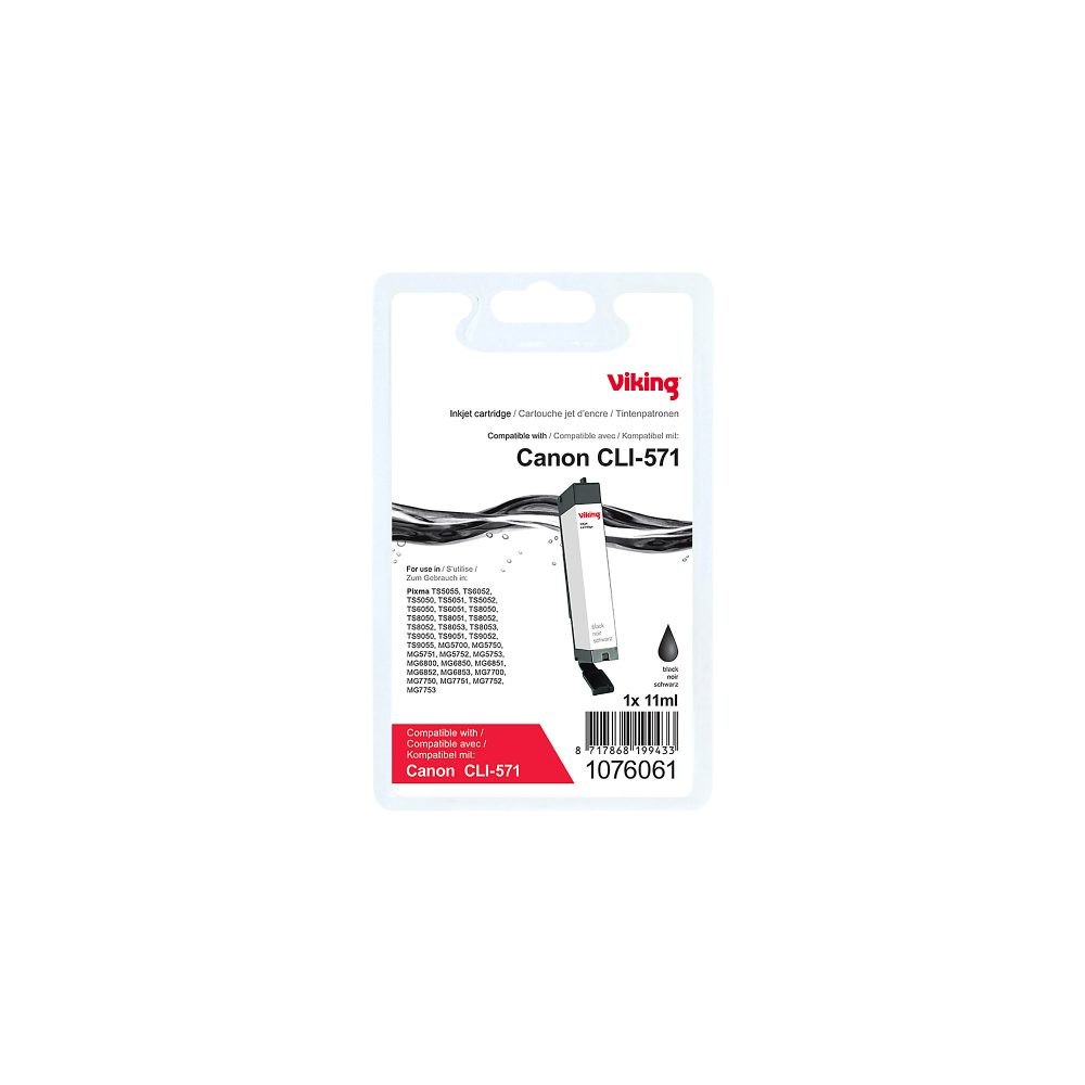 Office Depot Kompatibel Canon CLI-571BK Tintenpatrone Schwarz