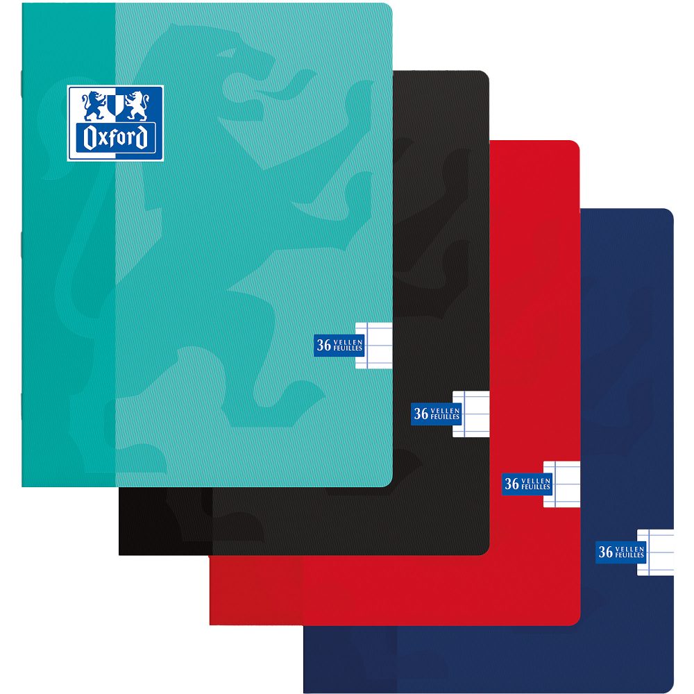 OXFORD-Übungsheft Farbig assortiert liniert A5 21 x 14,8 cm 36 Blatt