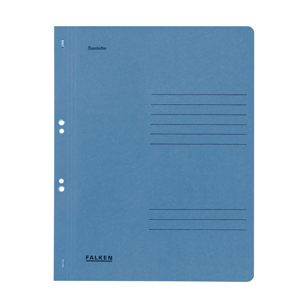 Falken Ösenhefter 80003882001F A4 Manila 24 (B) x 32 (H) cm Blau