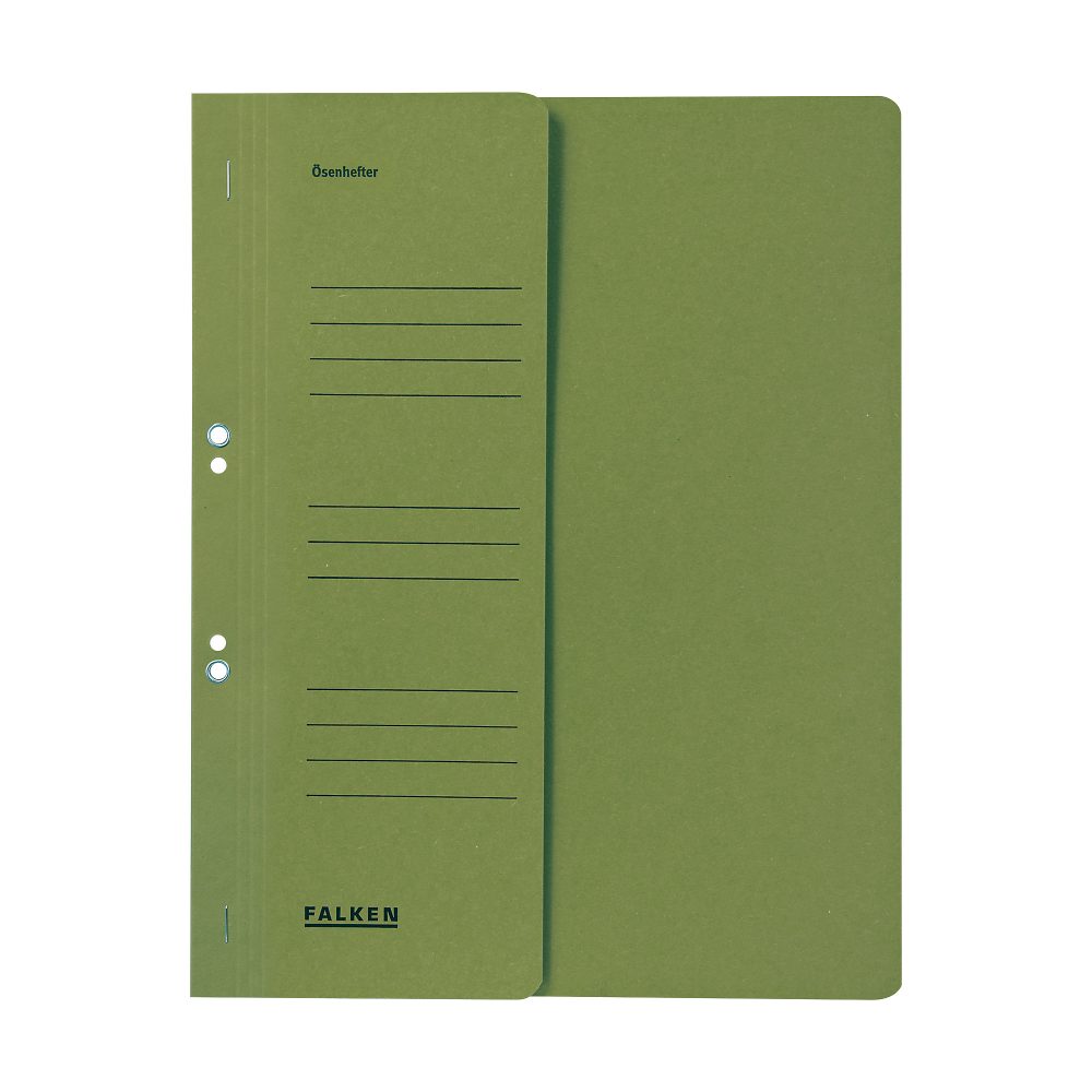 Falken Ösenhefter 80000490001F A4 Manila 24 (B) x 32 (H) cm Grün