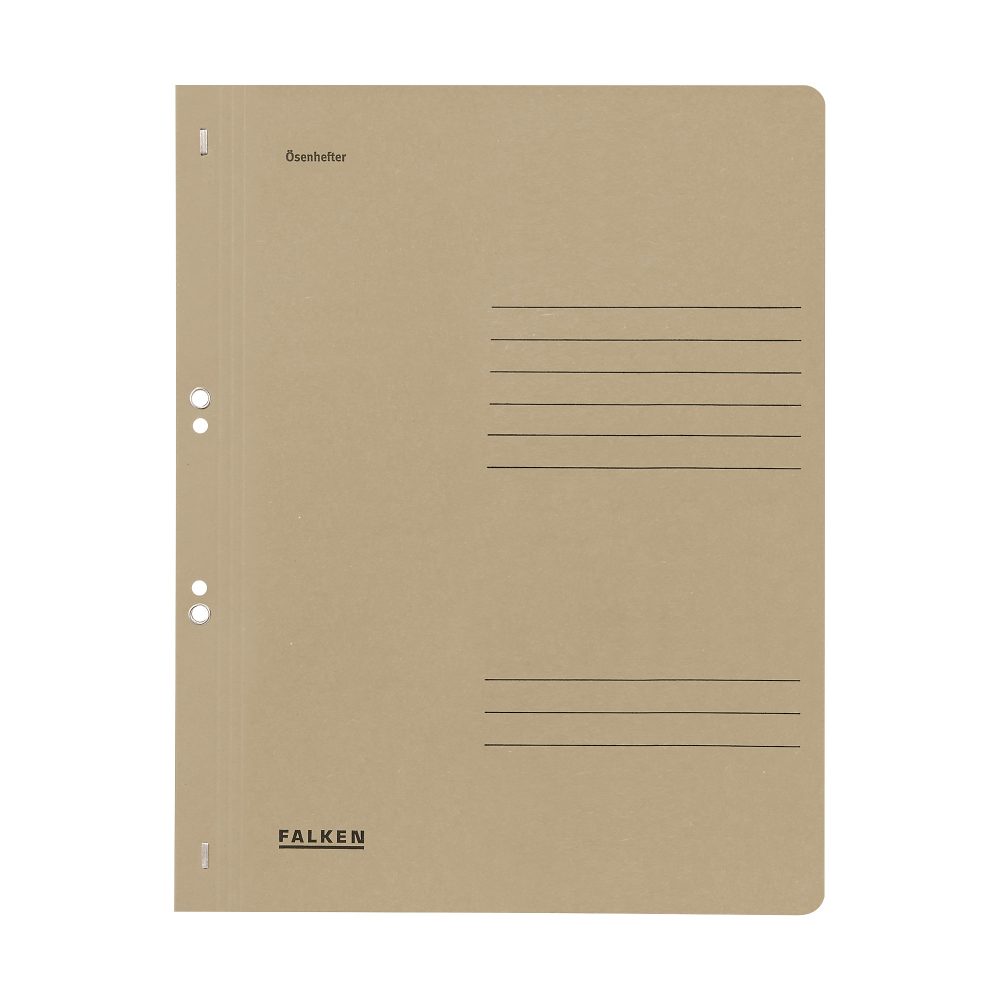 Falken Ösenhefter 80003916001F A4 Manila 24 (B) x 32 (H) cm Grau