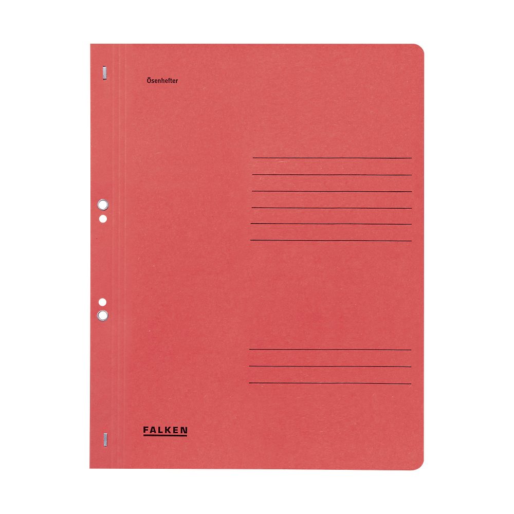 Falken Ösenhefter 80000557001F A4 Manila 24 (B) x 32 (H) cm Rot