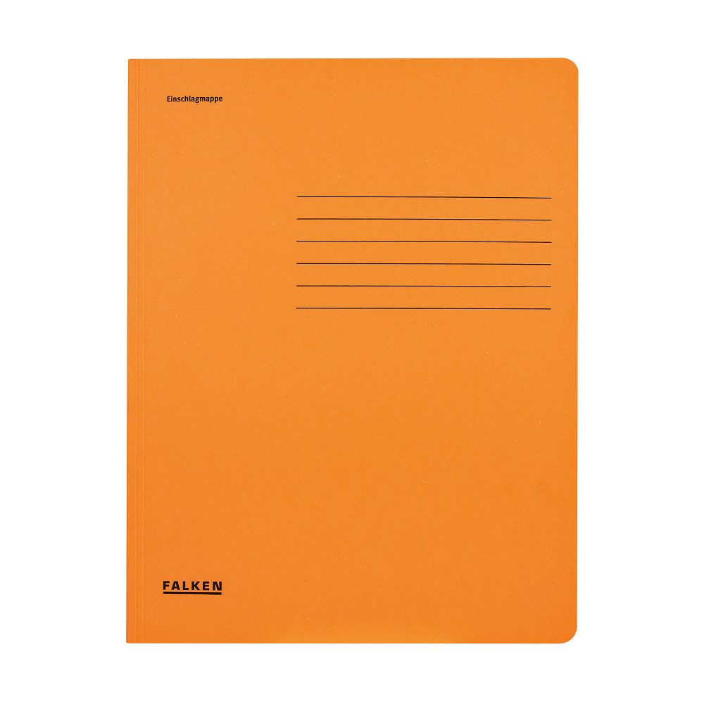 Falken Klappenordner 448009E DIN A4 24 x 32 cm Manila Orange