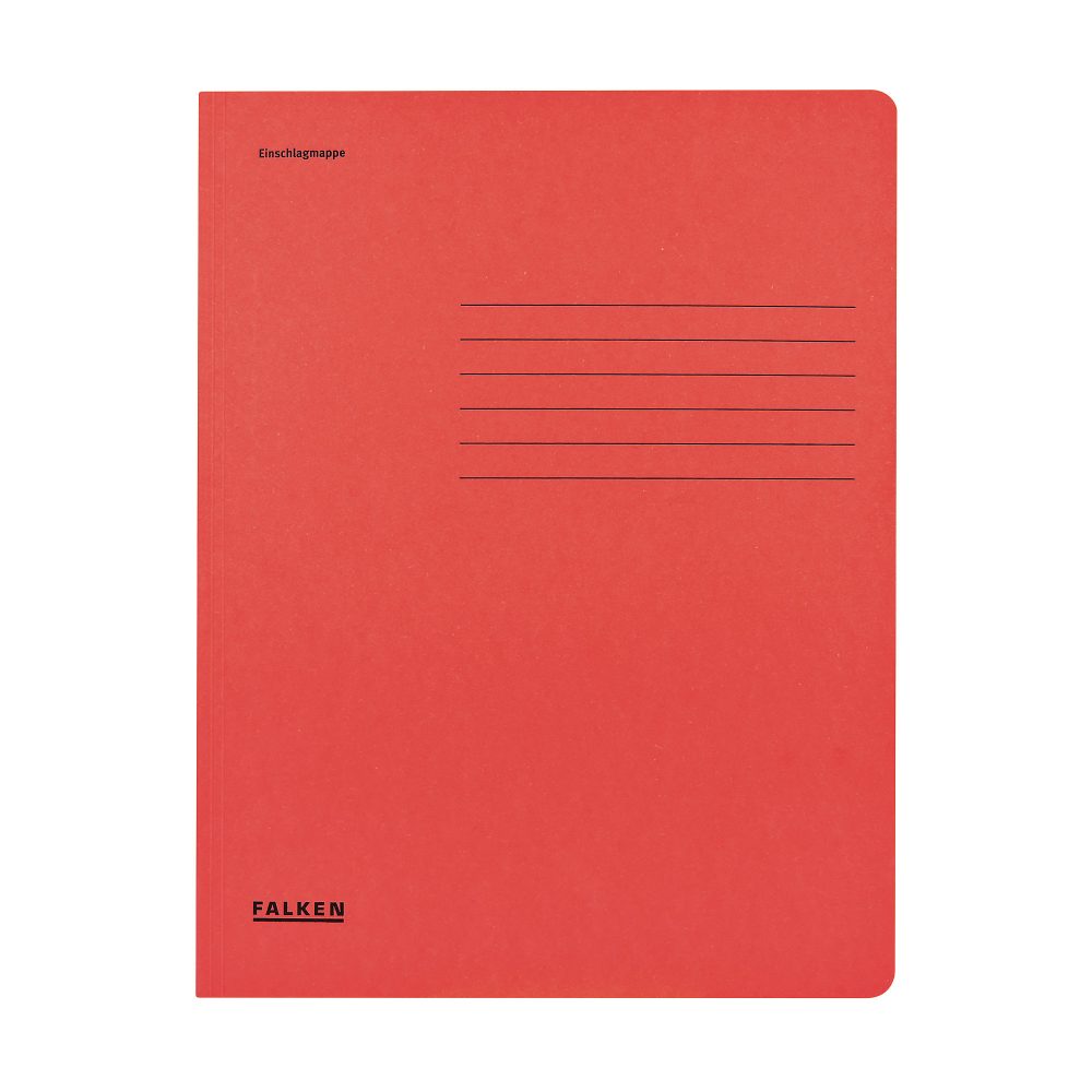 Falken Klappenordner 448003E DIN A4 24 x 32 cm Manila Rot