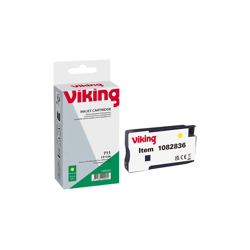 Office Depot 711 Kompatibel HP Tintenpatrone CZ132A Gelb
