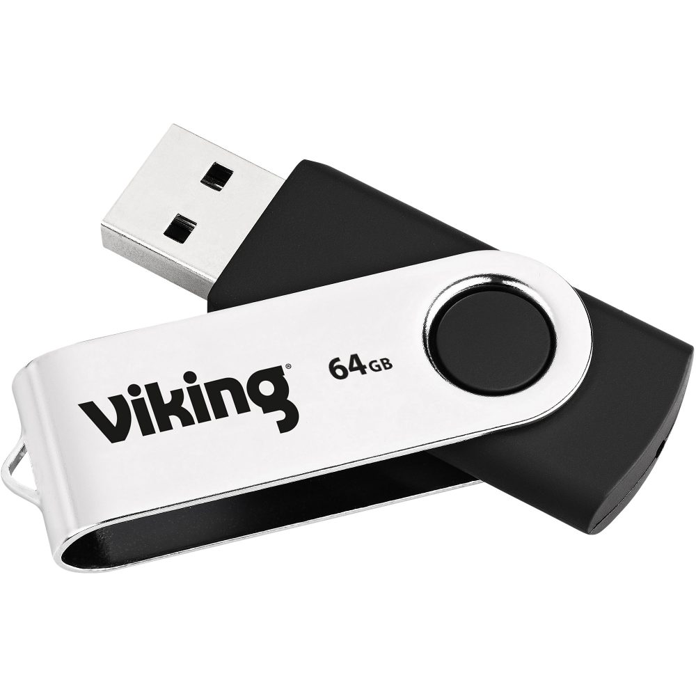 Ativa USB-Stick USB 2.0 64 GB Schwarz, Silber
