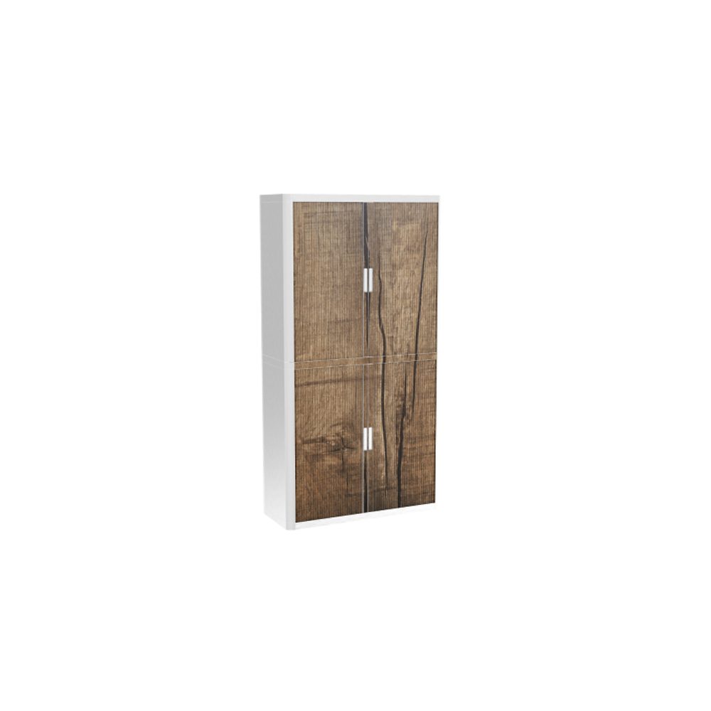 PAPERFLOW easyOffice 2M Rollladenschrank 2040x1100x415mm PERSO BAUMSTAMM