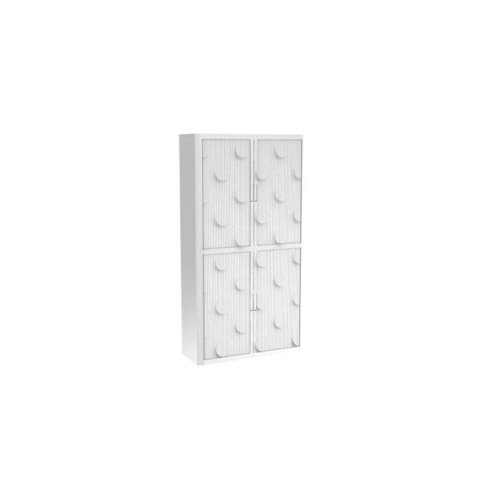 PAPERFLOW easyOffice 2M Rollladenschrank 2040x1100x415mm PERSO STEIN