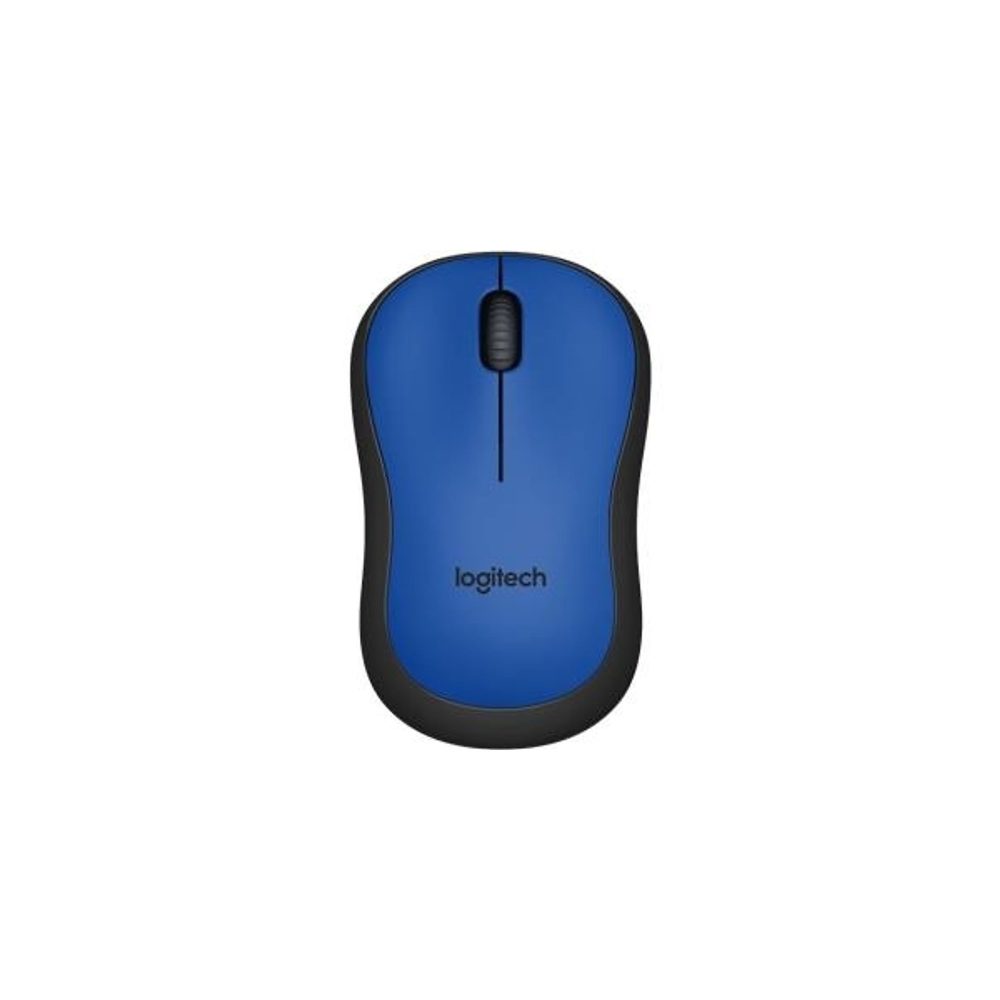 Logitech M220 Silent Kabellose Optische Maus Beidhändig 3 Tasten 2,4 GHz Blau (910-004879)