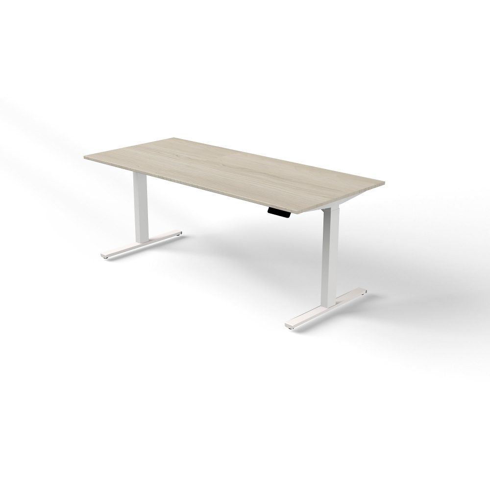Move 3 - Steh-/Sitztisch 180x80x72-120 cm Ahorn