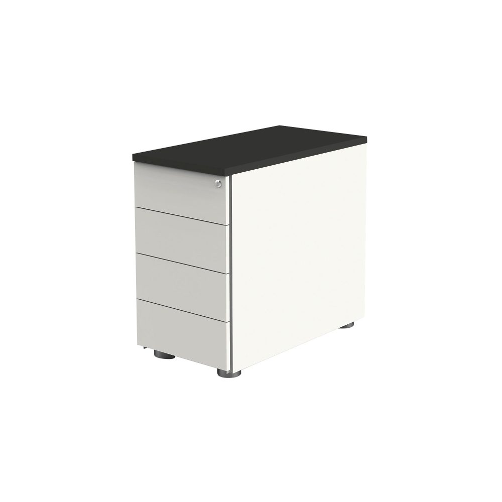 Kerkmann Standcontainer mit Aufsatzsockel Anthrazit 430 x 800 x760 mm