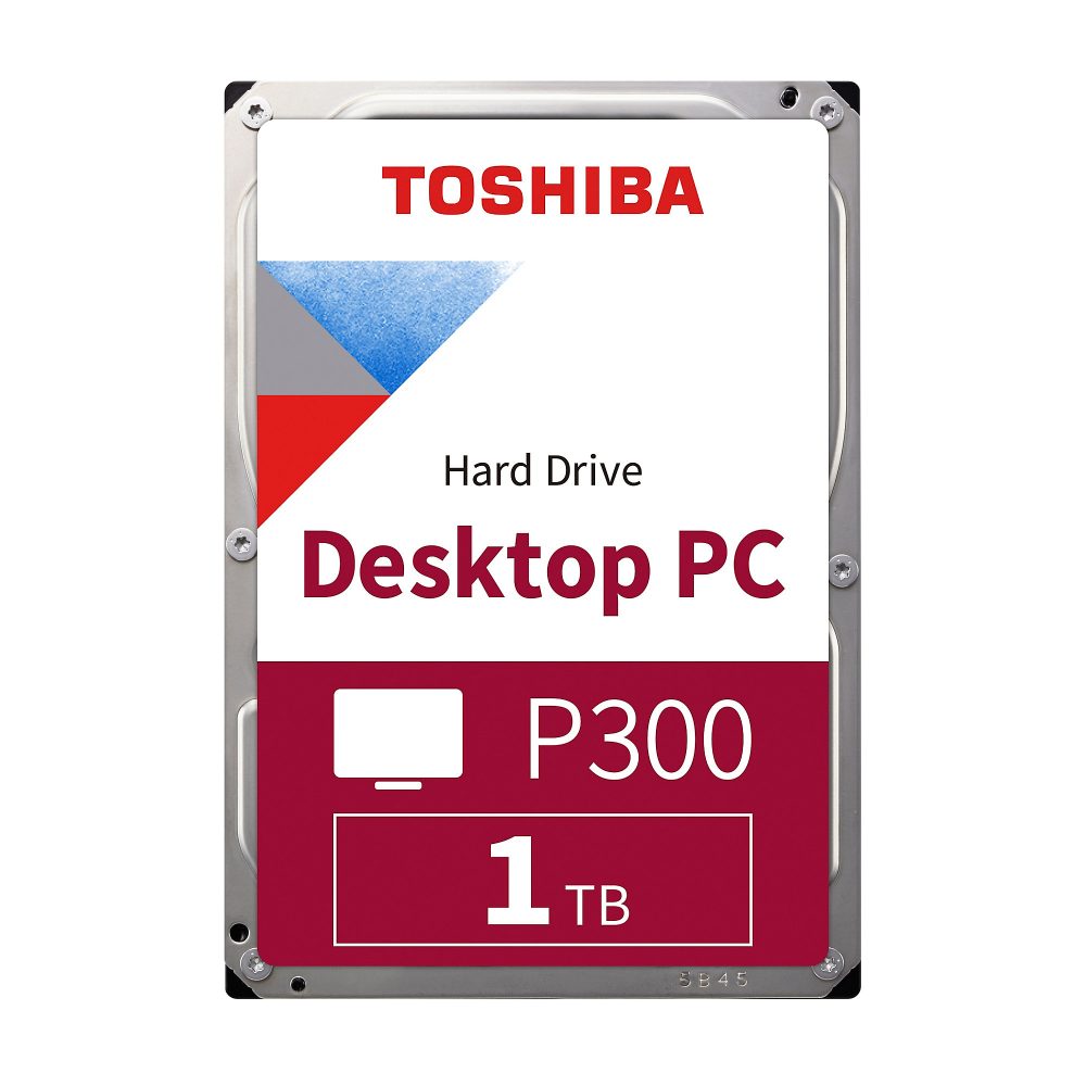 TOSHIBA Interne Festplatte P300 HDWD110UZSVA 1 TB Silber, Rot