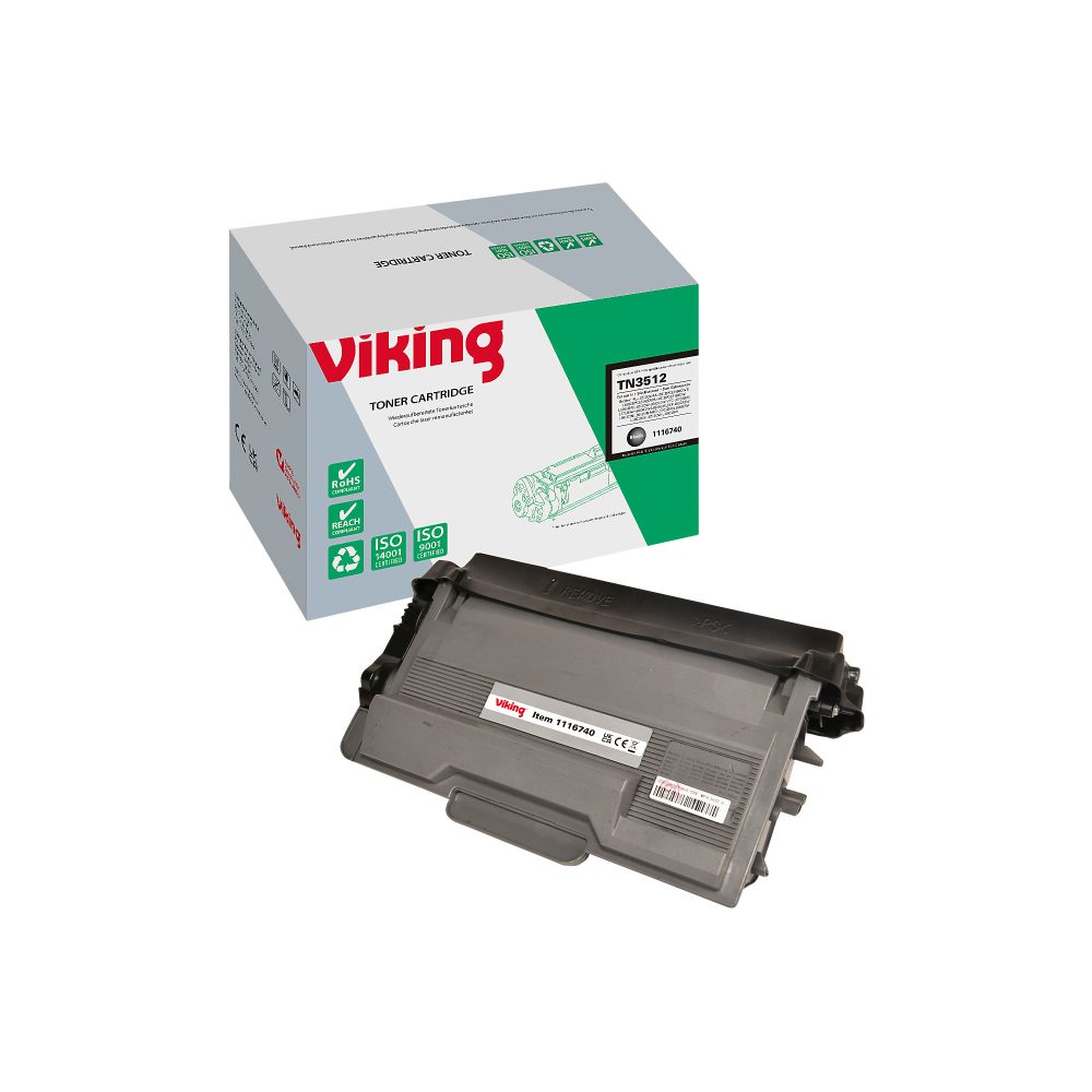 Viking TN-3512 Kompatibel Brother Tonerkartusche Schwarz
