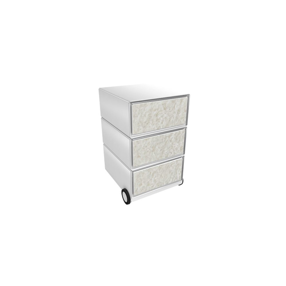 PAPERFLOW Rollcontainer easyBox 3 horizontale Schubladen 642x390x436mm PERSO DAUNE