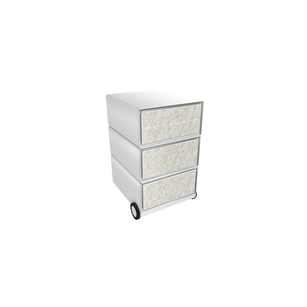 PAPERFLOW Rollcontainer easyBox 4 horizontale Schubladen 642x390x436mm PERSO DAUNE