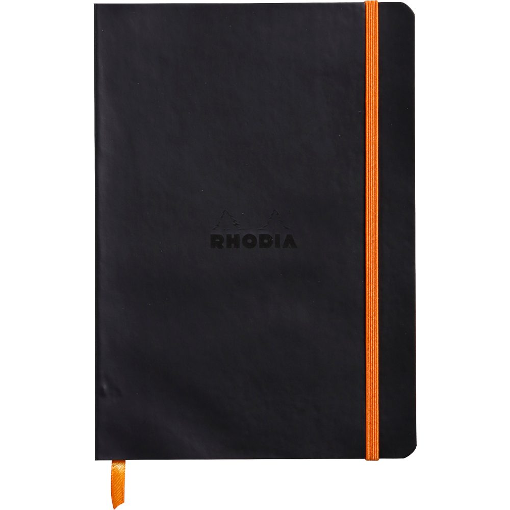 Rhodia - Notizbuch, 14.8X21X1.1CM, Black