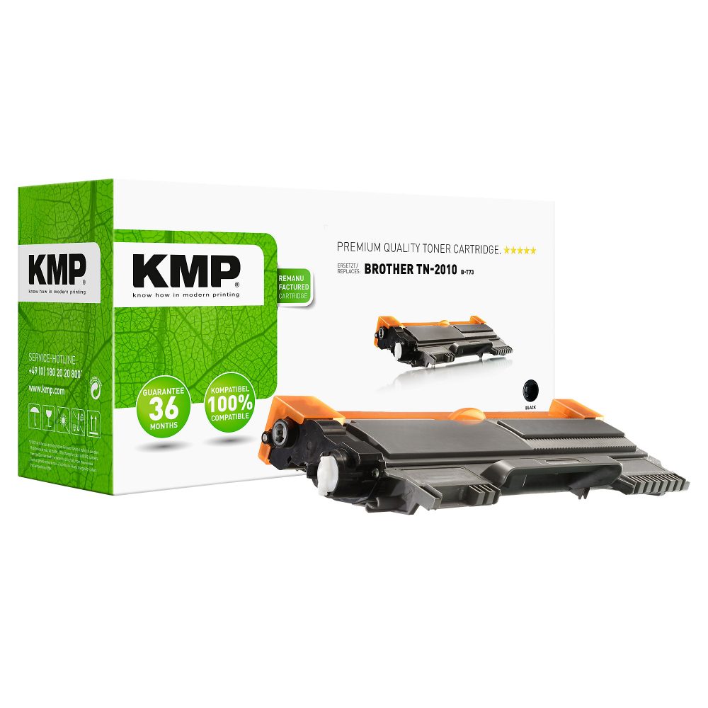 Kompatible KMP Brother TN-2010 Tonerkartusche Schwarz
