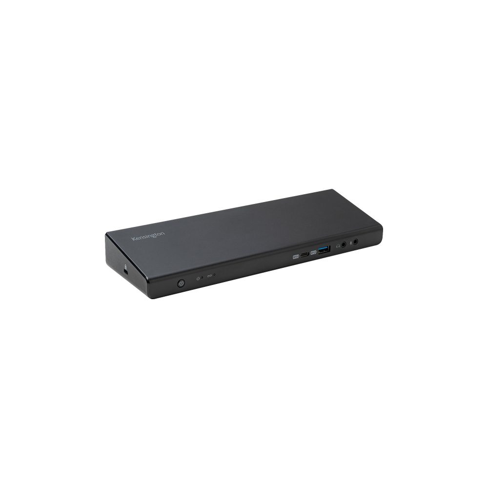 Kensington SD4750P Horizontale Universelle Dockingstation USB-C & USB-A Dual 4K K39105EU 85 W Stromversorgung, USB-C/-A, HDMI 2.0/DP 1.2, Display-, Audio-& Mikrofon Anschlüsse, Ethernet Schwarz