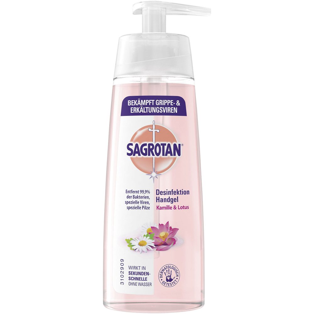 Sagrotan Kamille & Lotus Gel Handdesinfektionsmittel 200 ml