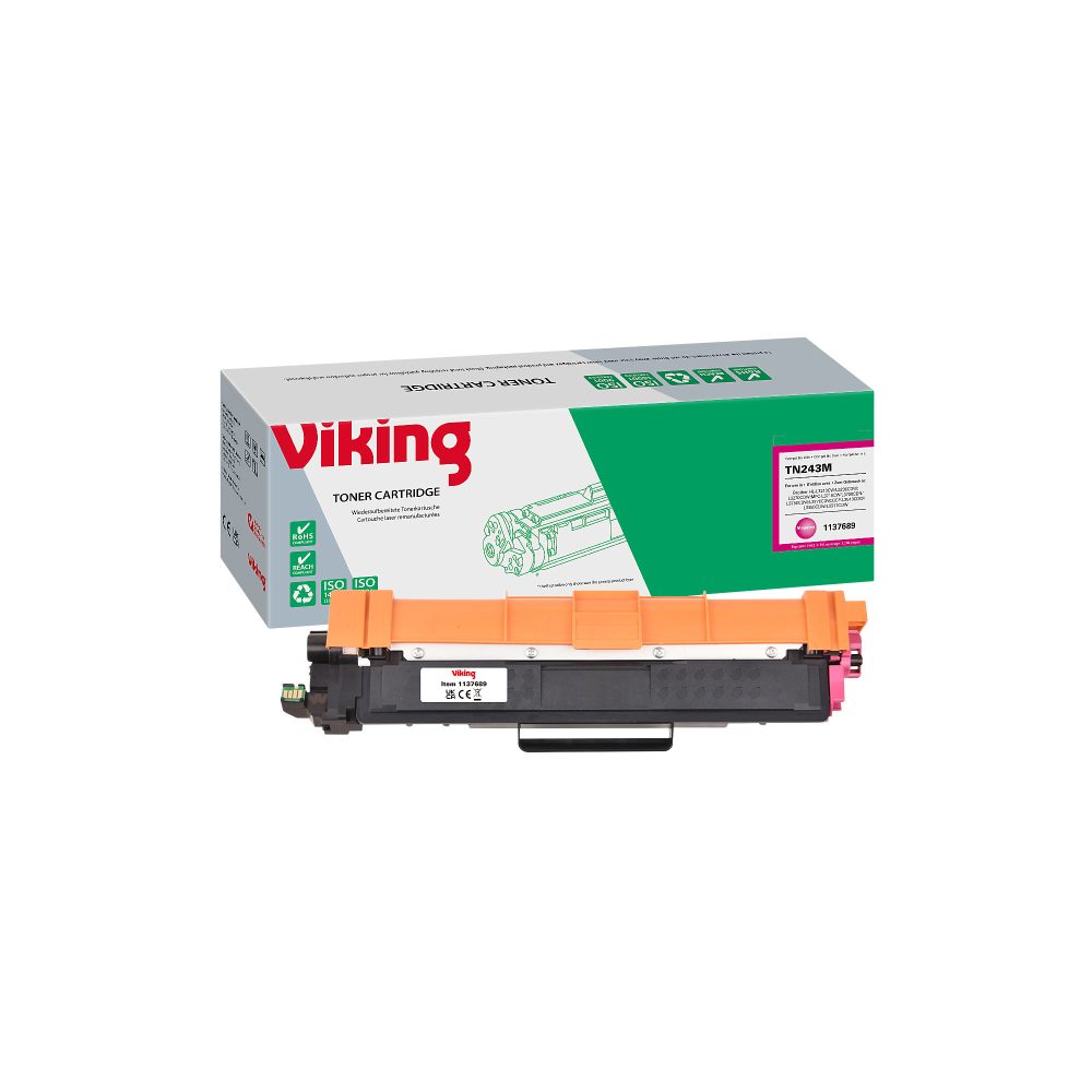 Viking TN-243M Kompatibel Brother Tonerkartusche Magenta