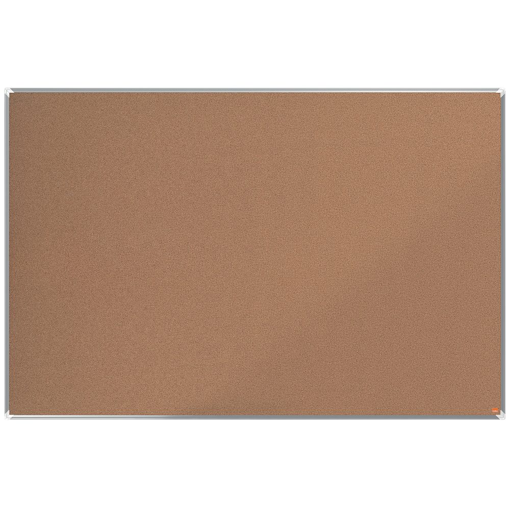 Nobo Premium Plus Wandmontierbare Pinnwand 1915184 Kork Alurahmen 1800 x 1200 mm Braun