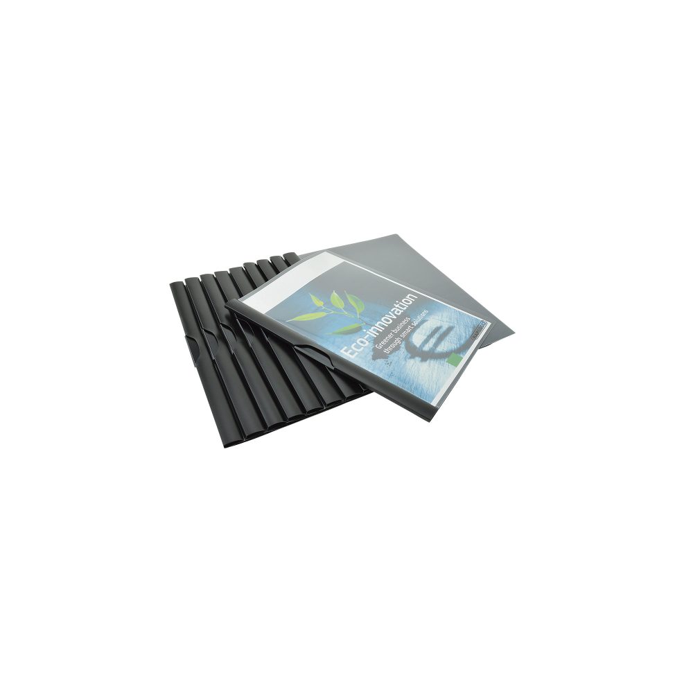 Rapesco Clipfile Eco 1595 DIN A4 30 Blatt Schwarz 10 Stück