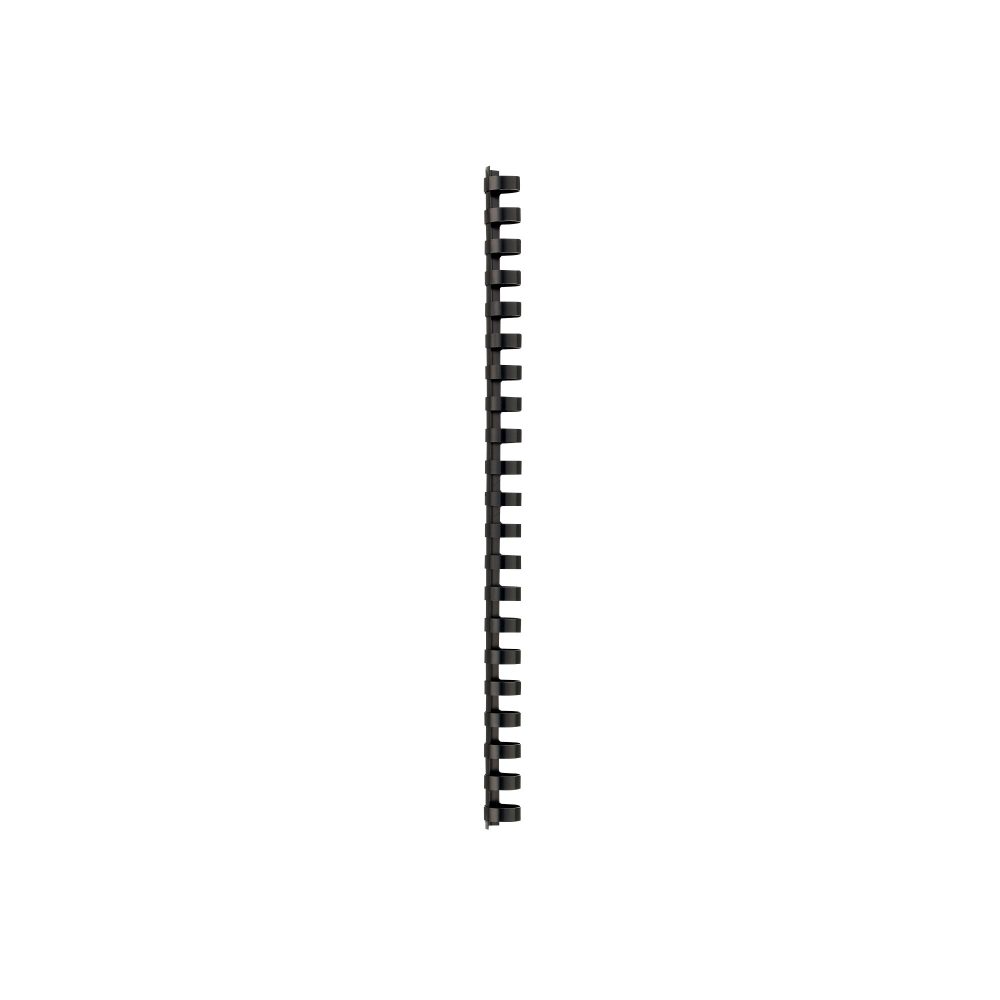 Plastikbinderücken A4 PVC für 145 Blatt 16 mm Schwarz 100 Stück