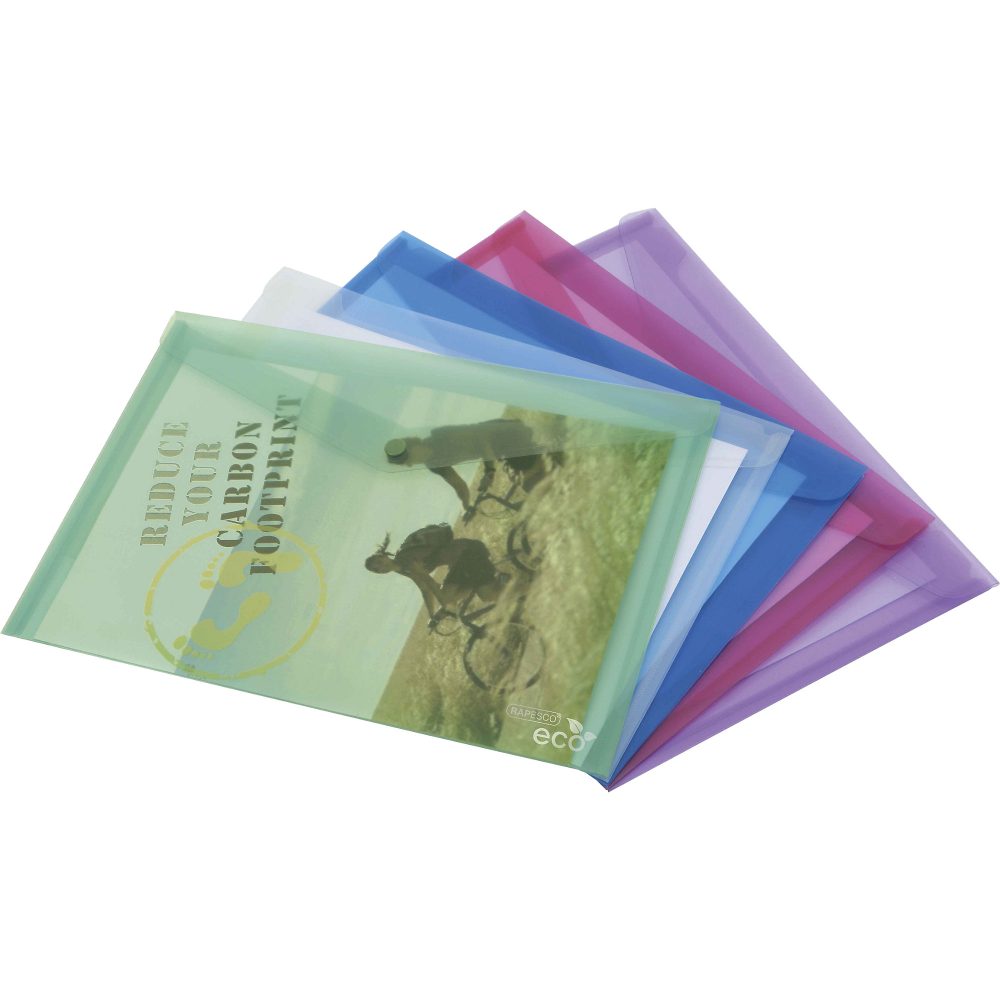Rapesco Dokumentenmapp A4 Farbig assortiert 5 Stück